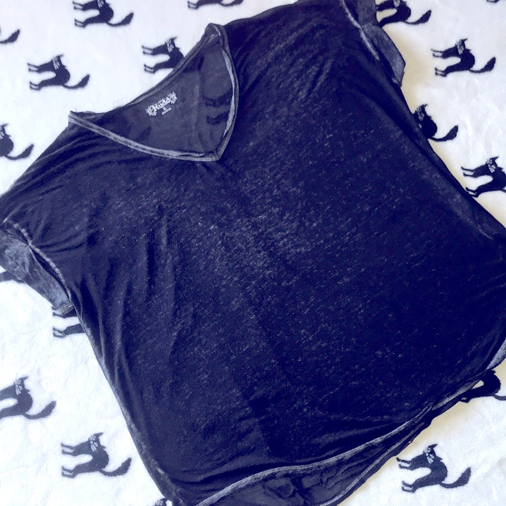 Mudd Semi Sheer Burnout Tee